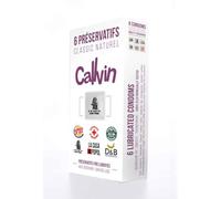 Préservatifs Callvin Classic Naturel, Boîte de 6, Lubrifiés