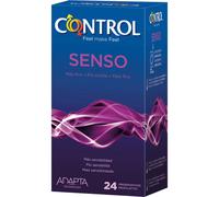 Control Condom Préservatifs Senso Finissimo – Plus fins, lubrifiés – 24 préservatifs