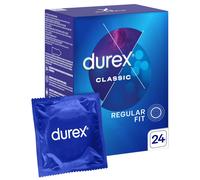 Préservatifs DUREX Classic - classiques, humidifiés, confortables, 24 pièces