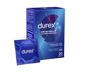 Préservatifs Durex Classic Natural - 20 pièces