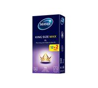 Préservatifs King Size Max boîte de 12 + 2 gratuits
