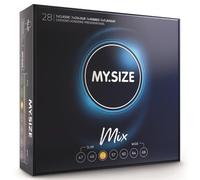 Préservatifs MY.SIZE Assortiment 53mm 4 Variantes Vegan Hypoallergénique CE