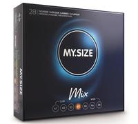 Préservatifs MY.SIZE Assortiment 57mm 4 Variantes Vegan Hypoallergénique CE