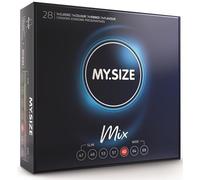 Préservatifs MY.SIZE Assortiment 60mm 4 Variantes Vegan Hypoallergénique CE