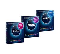 Préservatifs MY.SIZE PRO taille 6,7,8-64,69,72 mm, 3x3 préservatifs - Parfaitement ajustés afin que chacun trouve sa taille