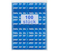 Préservatifs pour hommes - Pack de 100 pièces - Sensation naturelle - Préservatifs extra fins pour des sensations intenses pendant les rapports sexuels - 53 mm de large - Préservatif pour hommes