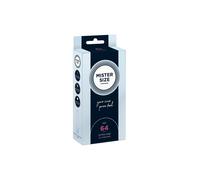 Mister Size Condoms 64 MM Largeur Très Compatible Avec Transparent XXL Boîte 10