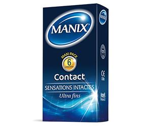 Preservatifs Sensations intactes x6 Contact Ultra fins Manix