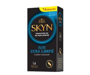 Préservatifs Skyn Elite Extra Lubrifié 10+4