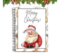 Preserve Holiday Elegance: Designed With Hardcover Spiral Binding, The Christmas Card Book Secures Page Flatness And Supports Long-term Integrity Maintenance, Preserving Its Aesthetic Quality As A Kee