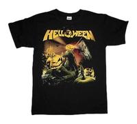 PRESERVED APRICOT Helloween Straight Out of Hell Tourdates 2014 Heavy Metal New T Shirt Black S