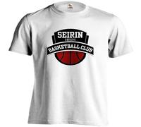 PRESERVED APRICOT Kuroko No Basketball Seirin High Logo Anime Manga T Shirt White L