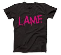 PRESERVED APRICOT Lamf L.A.M.F As Worn by Johnny Thunders T Shirt Cotton Black XL