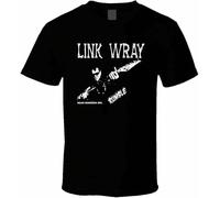 PRESERVED APRICOT Link Wray'S Rumble Retno Guitar Logo Shirt T-Shirt Men's Black L