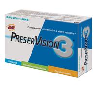 PreserVision 3 Complément Alimentaire À Visée Oculaire 60 Capsules