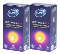 PreservManixExcitationMAX12x2 Préservatif(S) 2x12 pc(s)