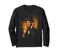 Président Abraham Lincoln Casque DJ Fan de Musique Manche Longue