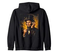 Président Abraham Lincoln Casque DJ Fan de Musique Sweat à Capuche