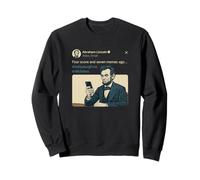 Président Abraham Lincoln Funny History Meme Sweatshirt