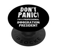 Président de l'immigration PopSockets PopGrip Adhésif