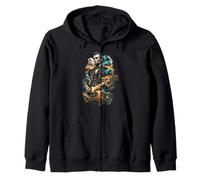 Président de Lincoln Highway Guitar Storm Patriotic Rock Legend Sweat à Capuche