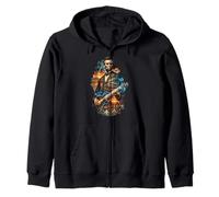 Président de Lincoln Highway Guitar Storm Patriotic Rock Legend Sweat à Capuche
