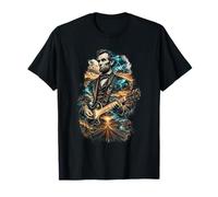 Président de Lincoln Highway Guitar Storm Patriotic Rock Legend T-Shirt