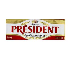 Président Plaquette gastro president doux - La plaquette de 250g