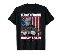 Président Trump Drapeau USA Pêche - Rend la pêche géniale à nouveau T-Shirt