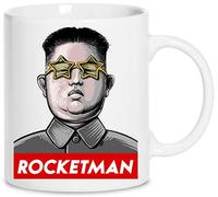 President Trump Kim Jong Un Rocket Man - Trump Céramique Blanc Tasse Cup Mug