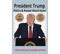 President Trump: Policy & Power Word Hunt: A Political Puzzle Adventure Through Trump's 2025 Agenda| Gift for hoildays, vacations and free time.