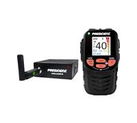 President William II ASC Radio CB Multistandard - Design Black Box avec commandes et affichage sur microphone, 40 canaux AM/FM, 12V, fonction VOX et filtres ANL/NB - Compact pour voitures et camions