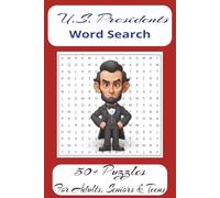 Presidential Word Search Paperback Puzzle Book: Word Searches with Easy to Read Print about Presidents, First Ladies, The Law of the Land & More | 6x9 ... for Holidays, Vacations, and Free Time