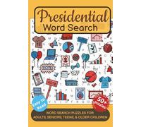Presidential Word Search Puzzle Book: Word searches with easy to read print about all things Presidential, Presidents, Head of States, and More. 6x9 ... Gift for Vacations, Holidays and Free Times.