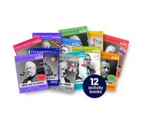 Presidents for Kids - Post Civil War Leaders of Change | 12 Activity Book Set | Children's U.S. History Book Bundle with Fun Facts, Activities & Stories | Ages 5-10 [Paperback] Presidents For Kids