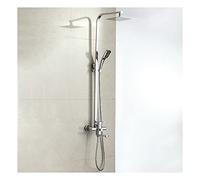 Présistance pomme de douche/combo manuel avec support/tuyau, contrôle pratique du bouton-poussoir pour une opération facile à une main