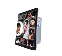 Presley King of Rock n Roll Étui pour passeport personnalisable, multicolore, M, Porte-passeport