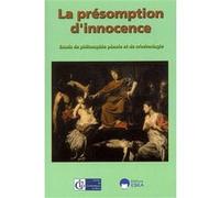 Presomption d'innocence (la) EDITIONS ESKA (Auteur)