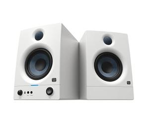 PreSonus Eris 4.5BT Gen 2, Enceintes Actives 4,5" de Bureau avec Bluetooth pour Multimédia, Gaming, Production Musicale de Qualite Studio, Puissance de 50 W - Blanc