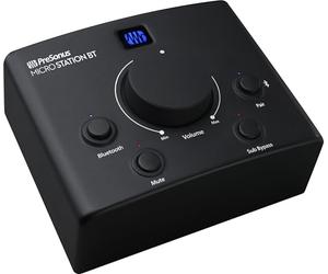 PreSonus MicroStation BT, 2.1 Contrôleur de Moniteur de Haut-Parleur avec Connectivité Bluetooth et sortie de Caisson de Basses Subwoofer