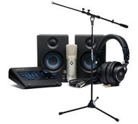 Presonus Quantum ES Ultimate Bundle Kit d'enregistrement avec pied de microphone Keepdrum