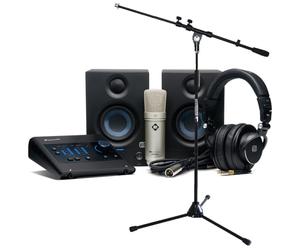 Presonus Quantum ES Ultimate Bundle Kit d'enregistrement avec pied de microphone Keepdrum