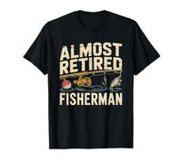 Presque À La Retraite Plan Compte Rebours Bientôt Pêche T-Shirt
