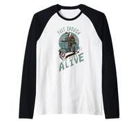Presque Assez pour se Sentir Vivant Style rétro Trottinette Manche Raglan