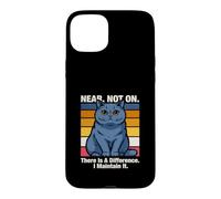 Presque Pas sur, il y a Une différence, Je l'entretiens, Chat Coque pour iPhone 15 Plus
