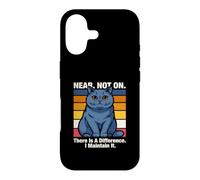 Presque Pas sur, il y a Une différence, Je l'entretiens, Chat Coque pour iPhone 17