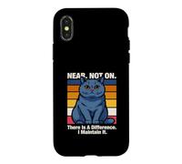 Presque Pas sur, il y a Une différence, Je l'entretiens, Chat Coque pour iPhone X/XS