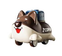Press Car Toy, Push and Go Car Toys - Voiture de course Dog Press pour | La voiture de course d'animaux embrome les jouets de la voiture pour les jouets de voiture de la friction de l'