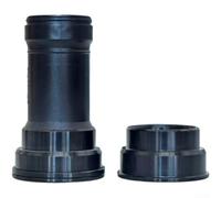 Press-Fit Boîtier de pédalier creux pour BB92 86-92 mm, BB Cup de vélo avec roulements scellés pour axe de manivelle de 24 mm, composant de vélo en alliage d'aluminium léger (noir)