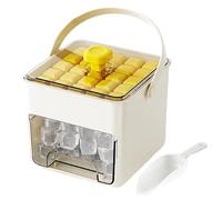 Press Ice Block Mold - Tray | Large Capacity IceCubes Storage for Home | Icê Trays for Freezer | Icê Tray Maker | Reusable Press to Release Cooling Blocks Maker for Cocktail Tea Milk Kitchen